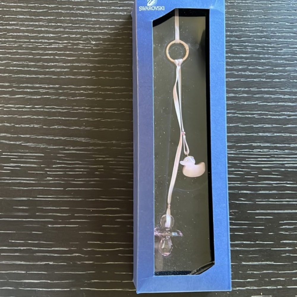 Swarovski Sweet Dreams Ornament in Rosaline Crystal